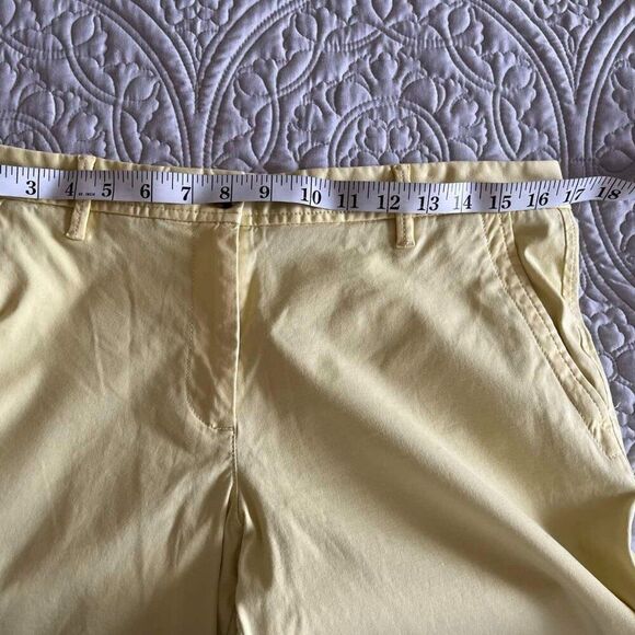 TALBOTS Relaxed Chino yellow Straight Leg Trousers for Women size 6 - Picture 9 of 11